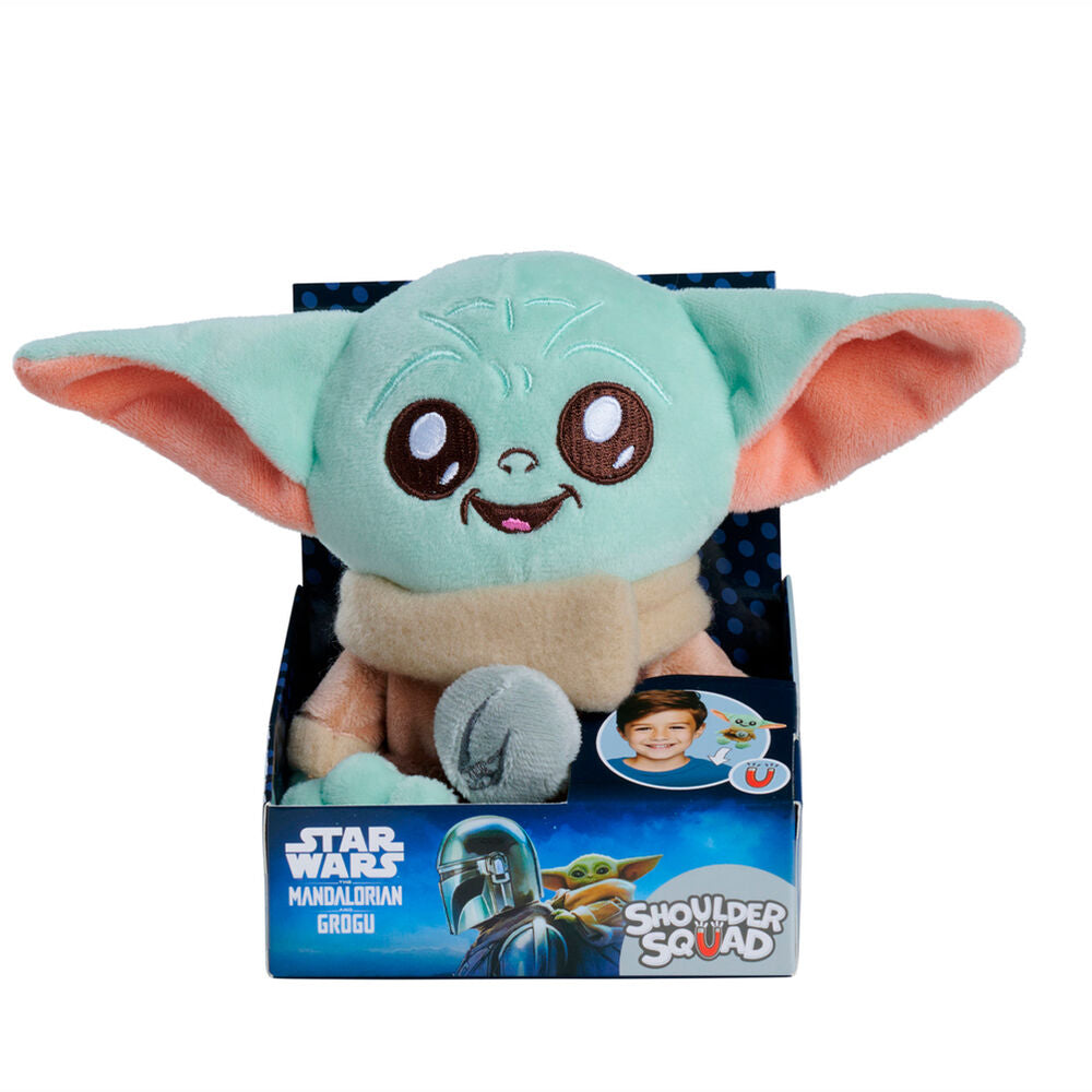 Peluche de hombro de Grogu de Star Wars The Mandalorian de 12 cm