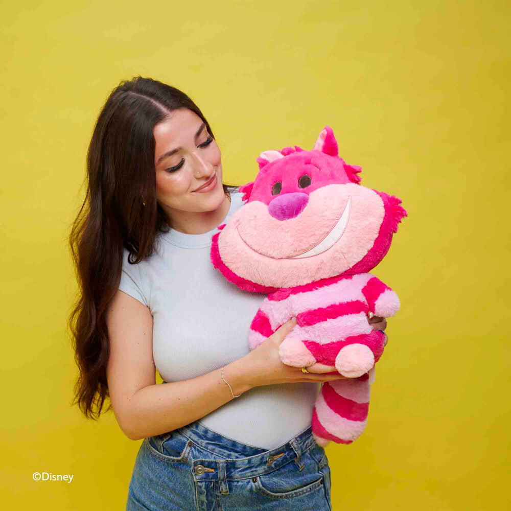 Peluche Cheshire Disney rosa a rayas de 35 cm - 3