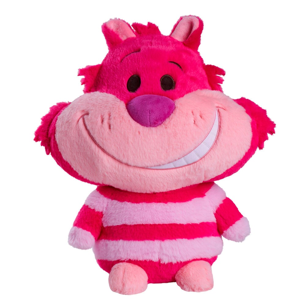 Peluche Cheshire Disney rosa a rayas de 35 cm