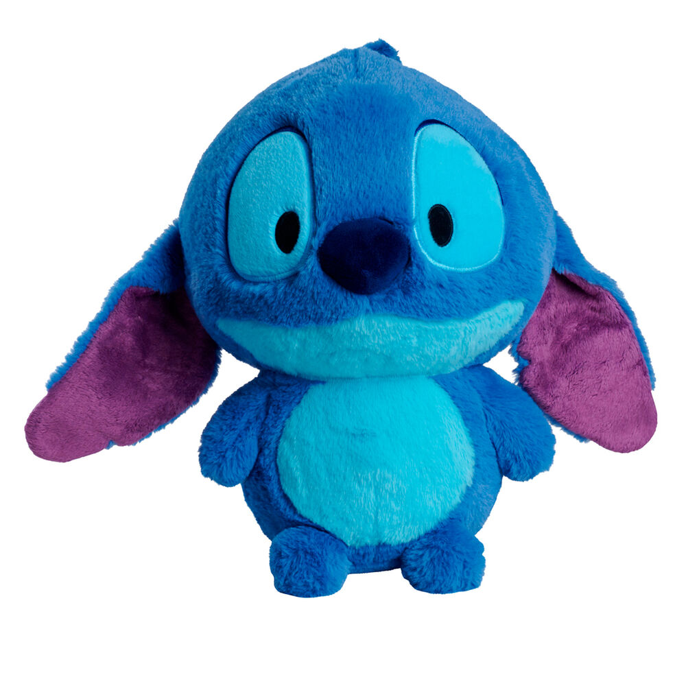 Peluche achuchable de Stitch Disney azul con orejas moradas