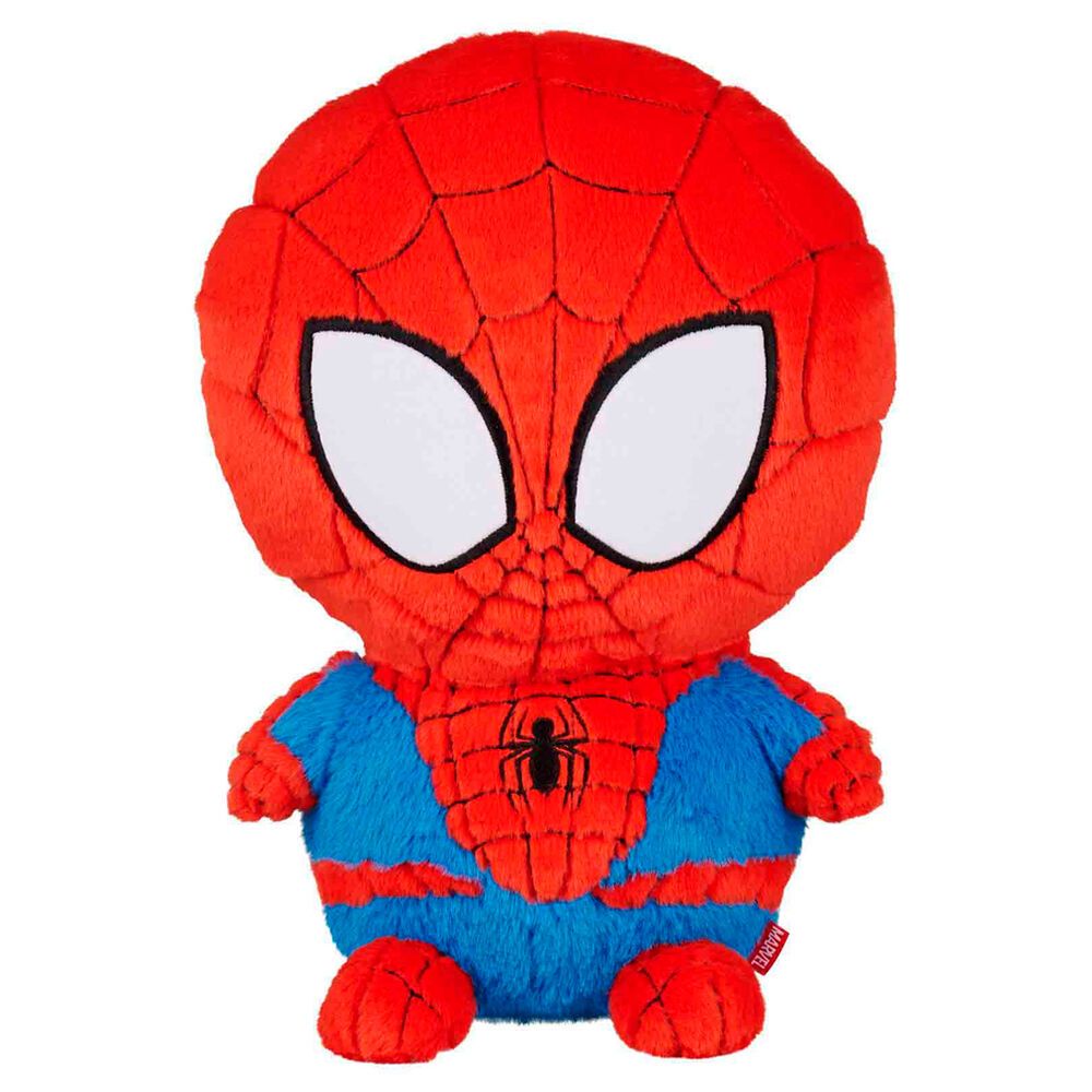 Peluche achuchable de Spider-Man Marvel de 35 cm en rojo y azul