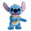 Peluche Stitch azul con lei amarillo de Disney