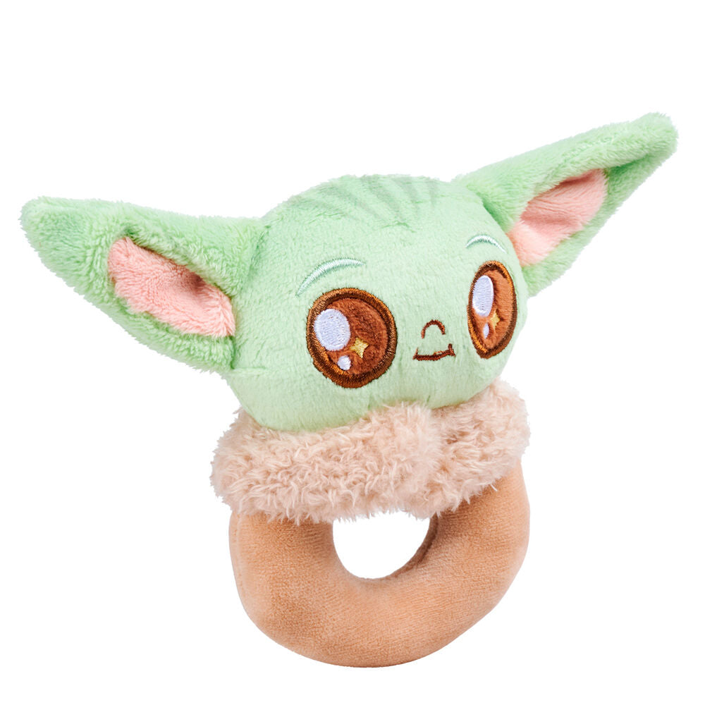 Peluche sonajero de Grogu Star Wars con aro de agarre - 2