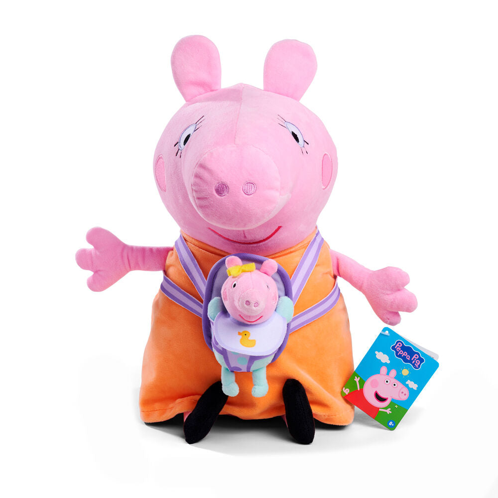 Peluche Mama Pig con Evie de Peppa Pig - 2