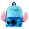 Mochila de peluche azul de Stitch Disney con orejas rosas