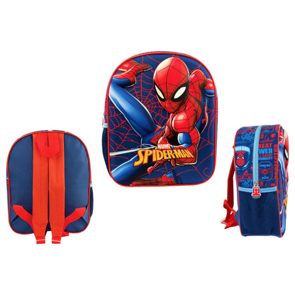 Mochila 3D azul y roja de Spider-Man Marvel - 3