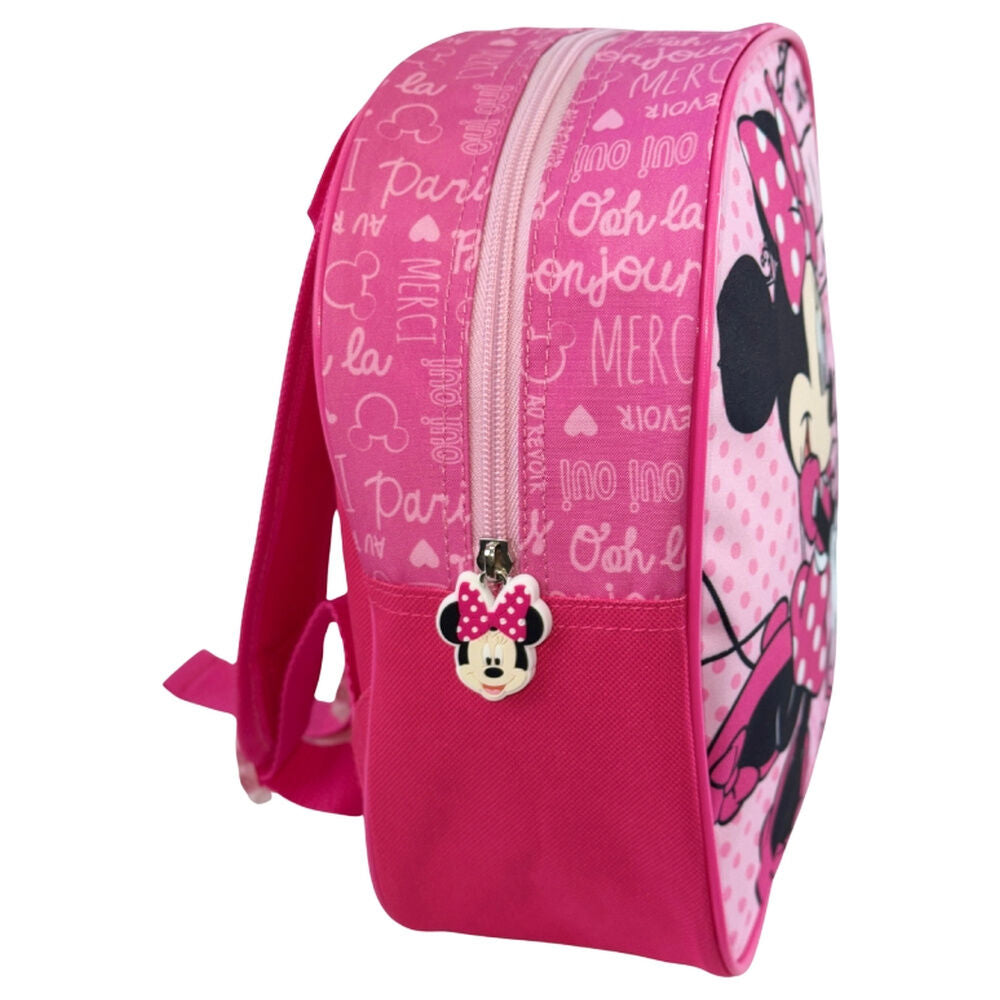 Mochila rosa de Minnie Disney con diseño Paris - 2