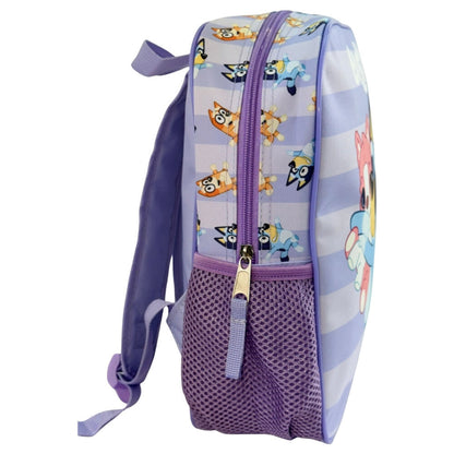 Mochila escolar lila Bluey Puppy de 30 cm - 3