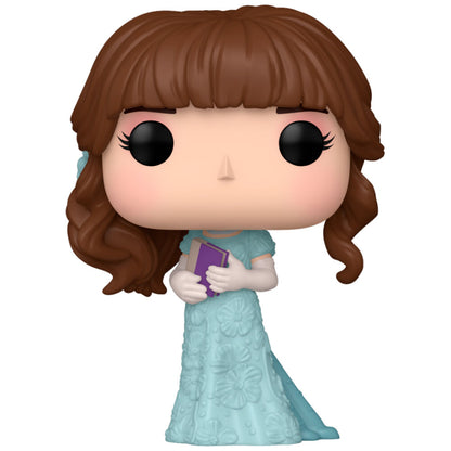 Figura Funko POP! de Eloise Bridgerton con vestido azul y libro morado en caja - 2