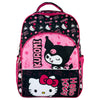 Mochila negra y rosa de Kuromi y Hello Kitty