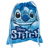 Saco de merienda azul Disney Stitch con cordones