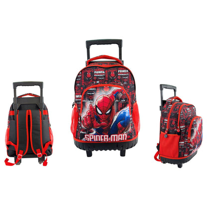 Trolley escolar Spider-Man Marvel con ruedas y asa telescópica