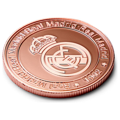 Moneda Real Madrid 1902 en acabado bronce con cápsula acrílica - 4