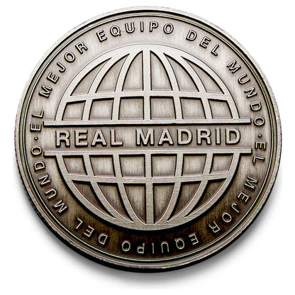 Moneda oficial del Real Madrid en cápsula acrílica con relieve en ambas caras - 4