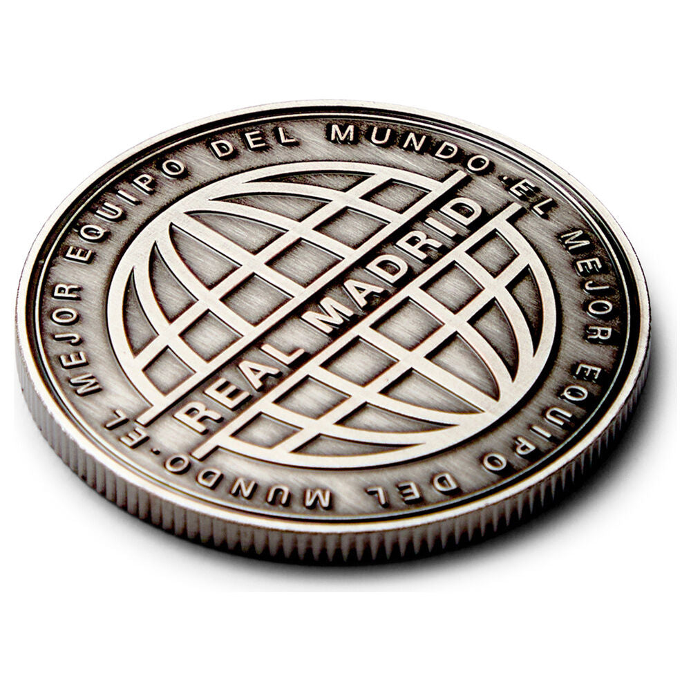 Moneda oficial del Real Madrid en cápsula acrílica con relieve en ambas caras - 5