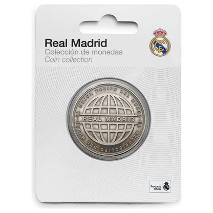 Moneda oficial del Real Madrid en cápsula acrílica con relieve en ambas caras - 2