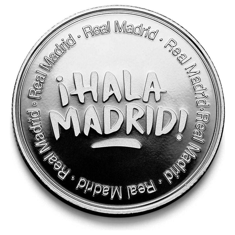 Moneda oficial Real Madrid Hala Madrid en cápsula acrílica - 2