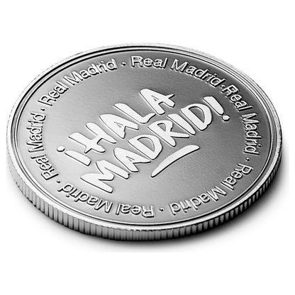 Moneda oficial Real Madrid Hala Madrid en cápsula acrílica - 3