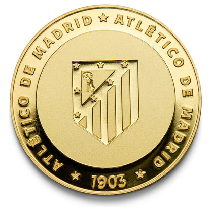 Moneda dorada 1903 del Atlético de Madrid en cápsula - 6