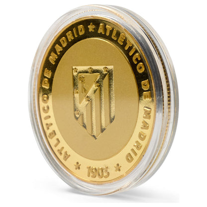 Moneda dorada 1903 del Atlético de Madrid en cápsula - 7
