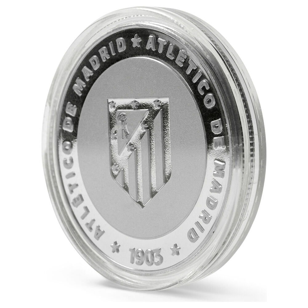 Moneda Coraje y Corazón del Atlético de Madrid en presentación rojiblanca - 4