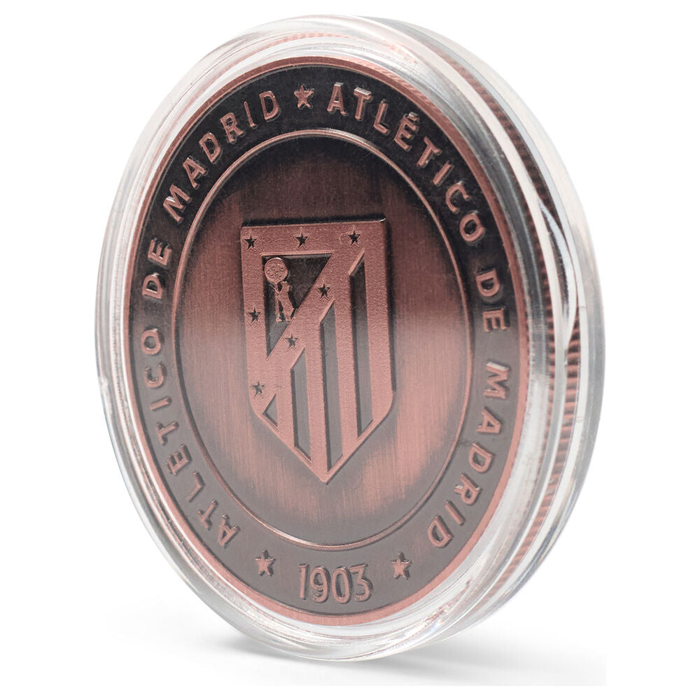 Moneda de colección del Atlético de Madrid con acabado bronce antiguo - 4