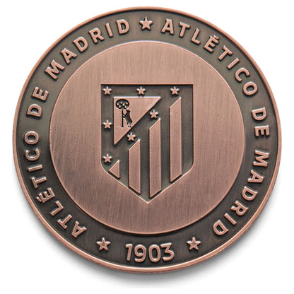 Moneda de colección del Atlético de Madrid con acabado bronce antiguo - 5