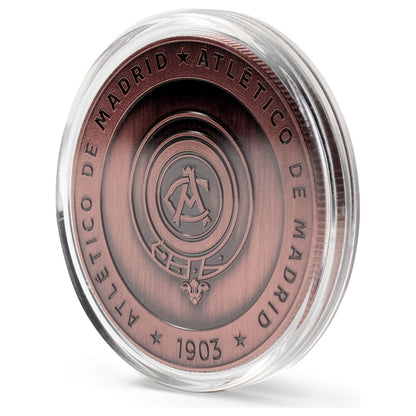 Moneda de colección del Atlético de Madrid con acabado bronce antiguo - 7