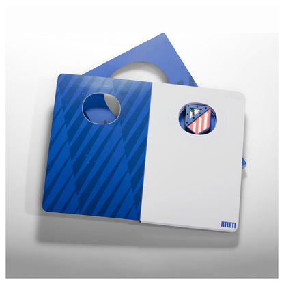 Cuaderno A6 azul del Atlético de Madrid con escudo 3D - 5
