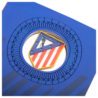 Cuaderno A6 azul del Atlético de Madrid con escudo 3D - 6