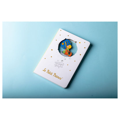 Cuaderno A5 blanco de El Principito con portada tridimensional - 5