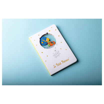 Cuaderno A5 blanco de El Principito con portada tridimensional - 7