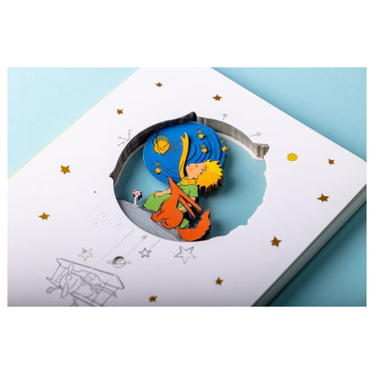 Cuaderno A5 blanco de El Principito con portada tridimensional - 12