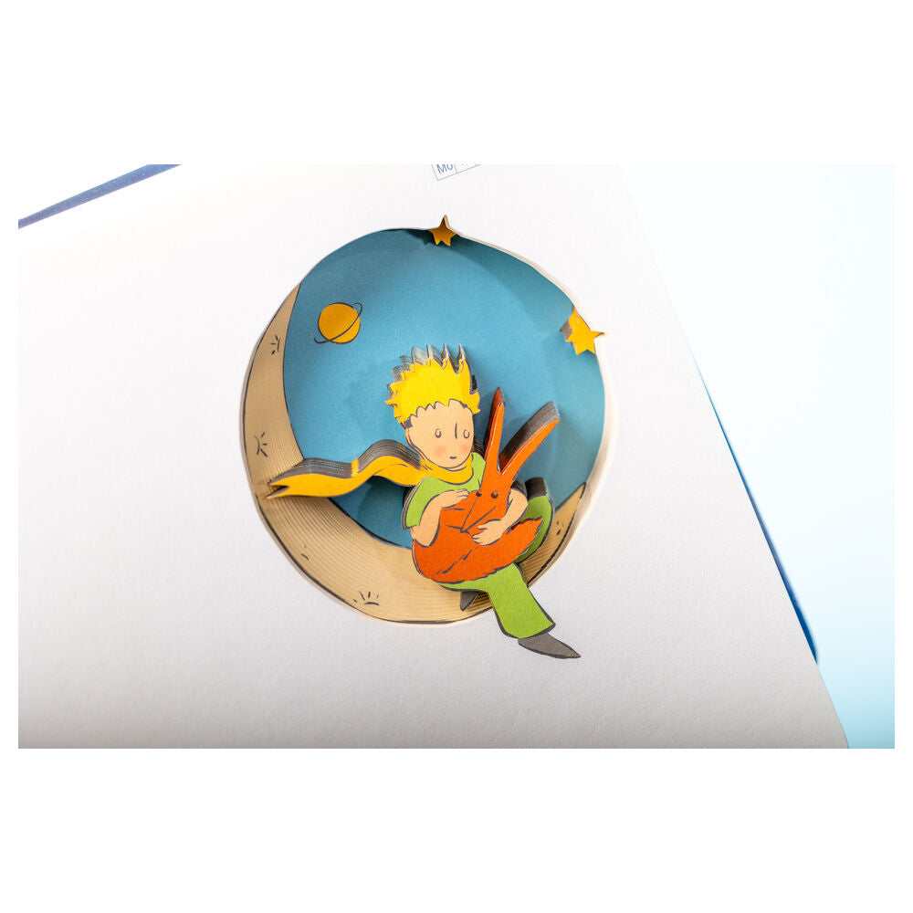 Cuaderno A5 blanco de El Principito con portada tridimensional - 18
