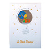 Cuaderno A5 blanco de El Principito con portada tridimensional