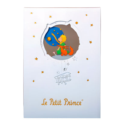 Cuaderno A5 blanco de El Principito con portada tridimensional