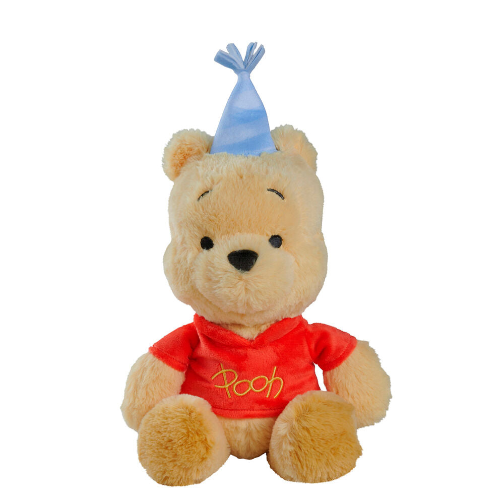 Peluches Disney de Winnie the Pooh, Tigger, Piglet e Igor con gorros de celebración - 2