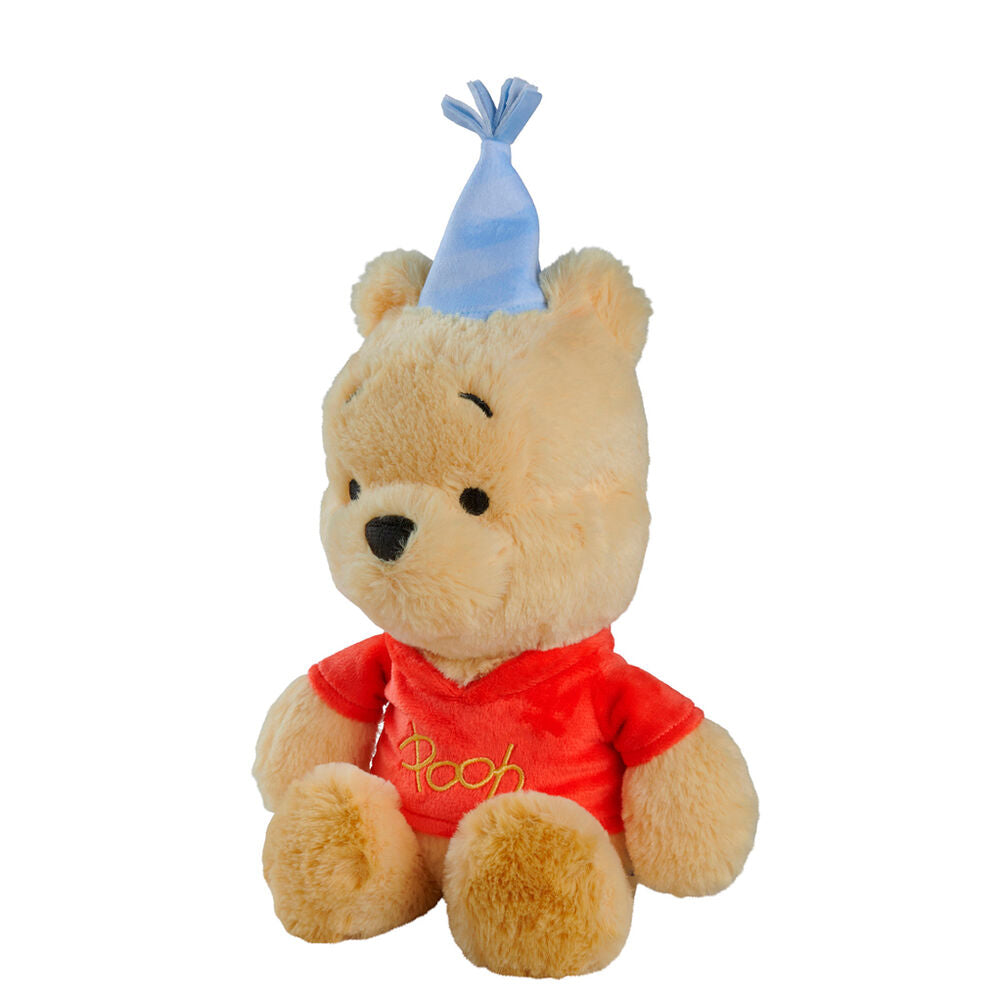 Peluches Disney de Winnie the Pooh, Tigger, Piglet e Igor con gorros de celebración - 3
