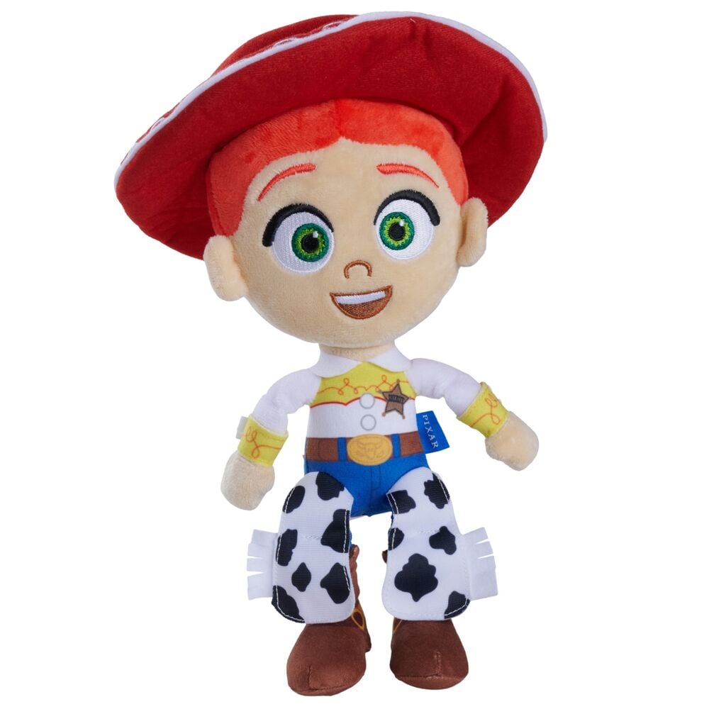 Peluche de Jessie de Toy Story con sombrero rojo y traje vaquero