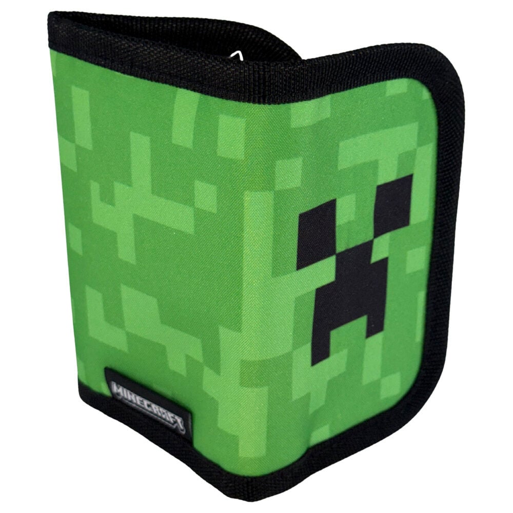 Monedero verde Minecraft con rostro pixelado del Creeper - 2
