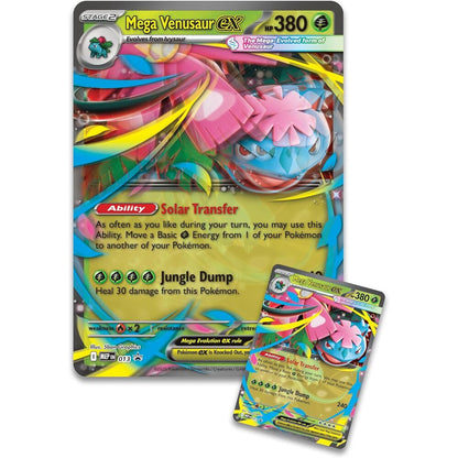 Blíster Premium Mega Venusaur ex de Pokémon TCG en inglés - 2