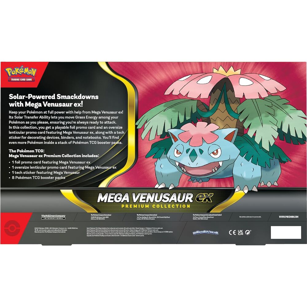 Blíster Premium Mega Venusaur ex de Pokémon TCG en inglés - 3