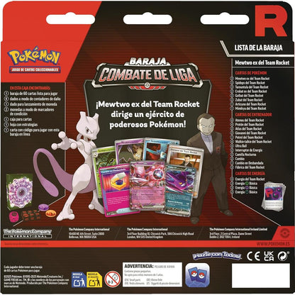 Blíster Pokémon Combate de Liga Mewtwo ex del Team Rocket - 2