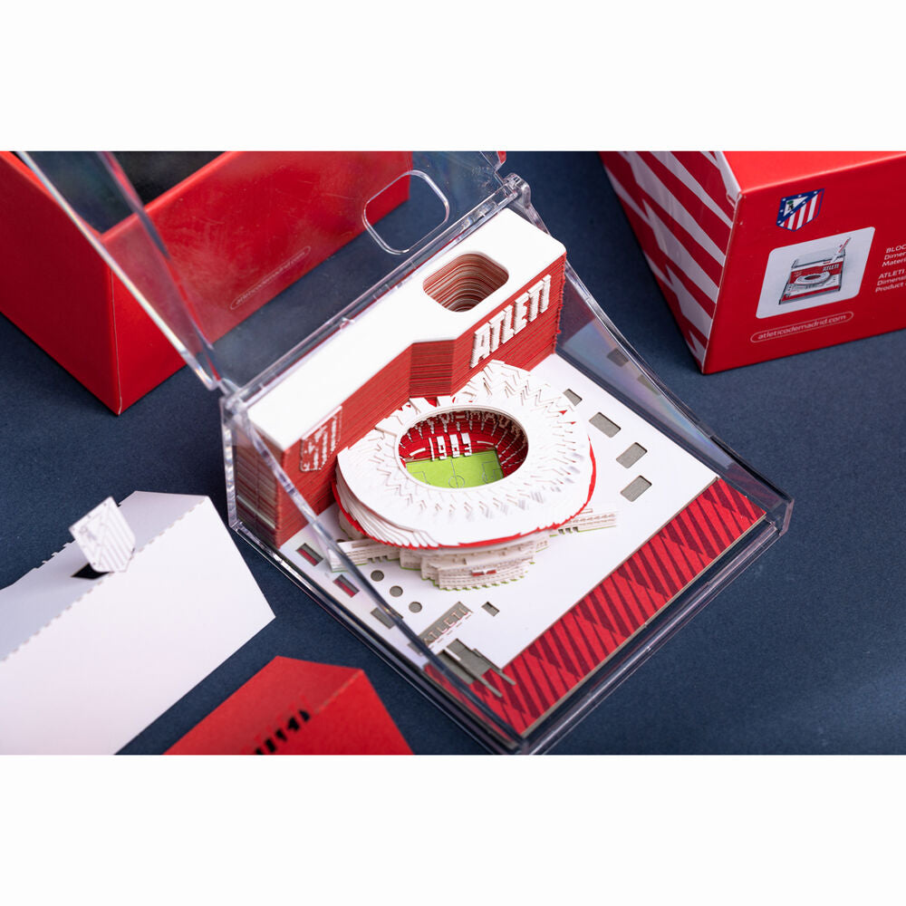 Bloc de notas 3D del Estadio Riyadh Air Metropolitano del Atlético de Madrid - 10