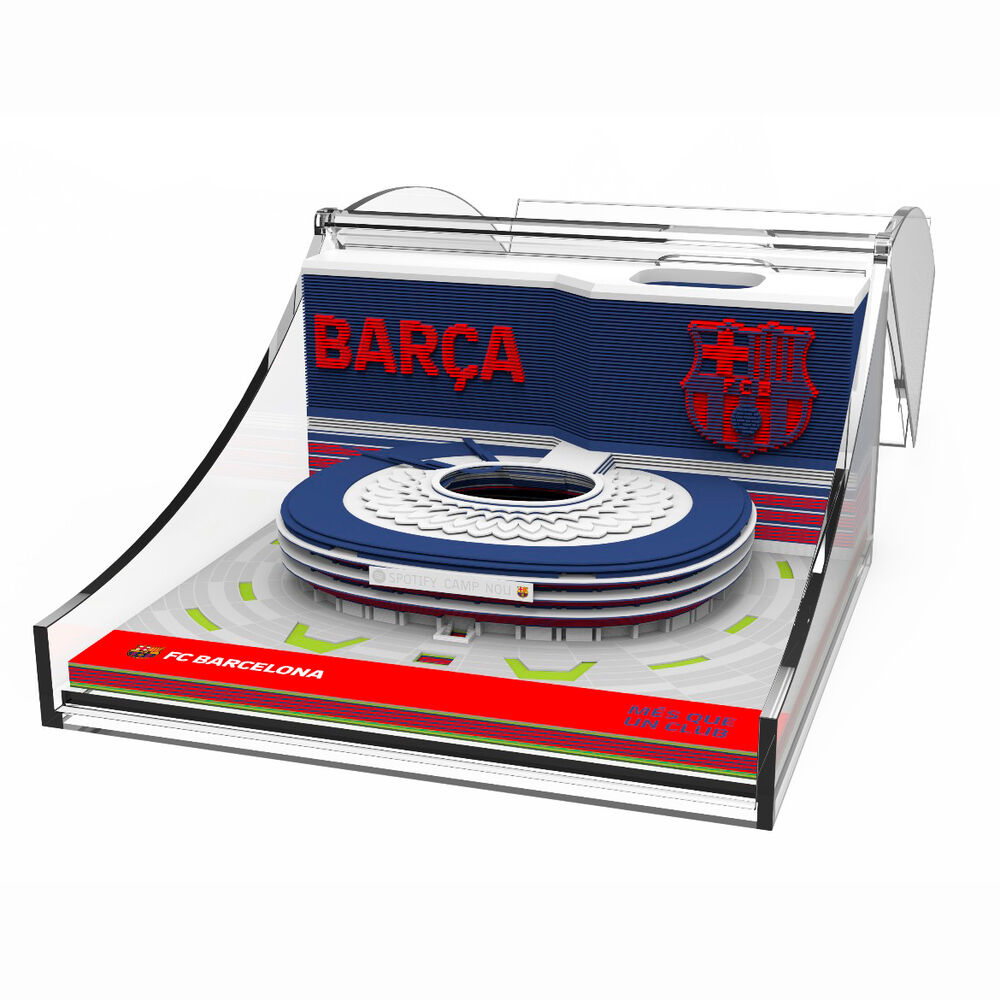Bloc de notas 3D del Estadio Spotify Camp Nou del F.C. Barcelona