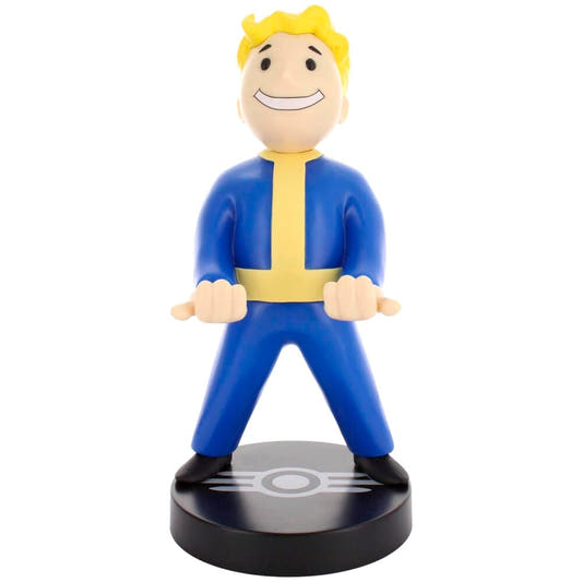 Soporte Cable Guy de Vault Boy Fallout sobre base negra