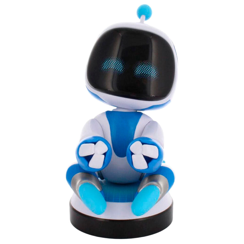 Soporte Cable Guy de Astro Bot sentado sobre una base circular