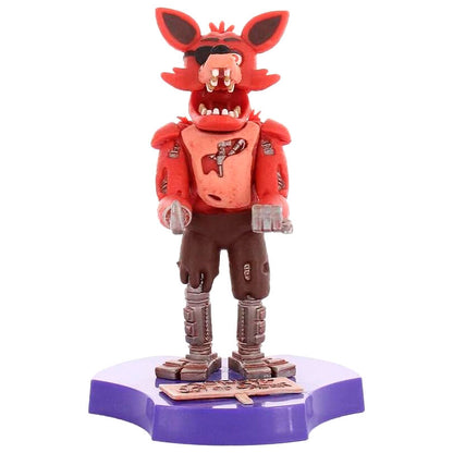 Mini Cable Guy de Foxy de Five Nights at Freddy’s con base morada