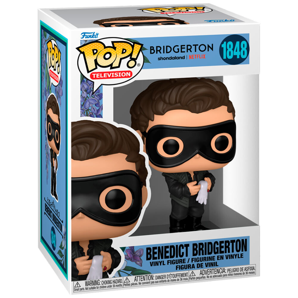 Figura Funko POP! de Benedict Bridgerton con antifaz negro - 2