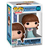 Figura Funko POP! de Eloise Bridgerton con vestido azul y libro morado en caja